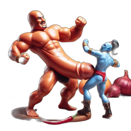 concept art, comic book art, 3d render, fantasy art transparent PNG cut-out