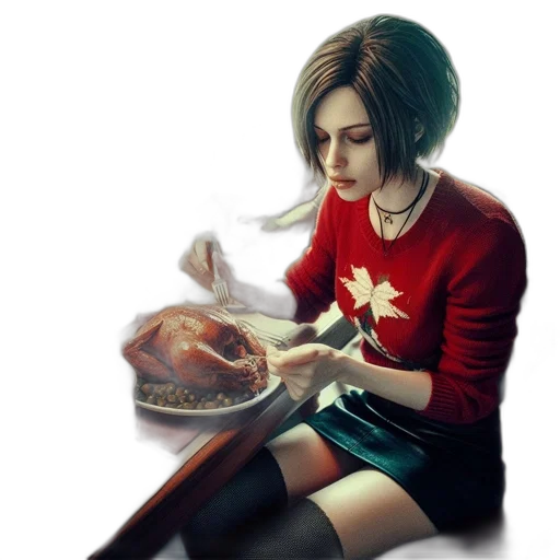 food, dress, photorealistic, concept art transparent PNG cut-out