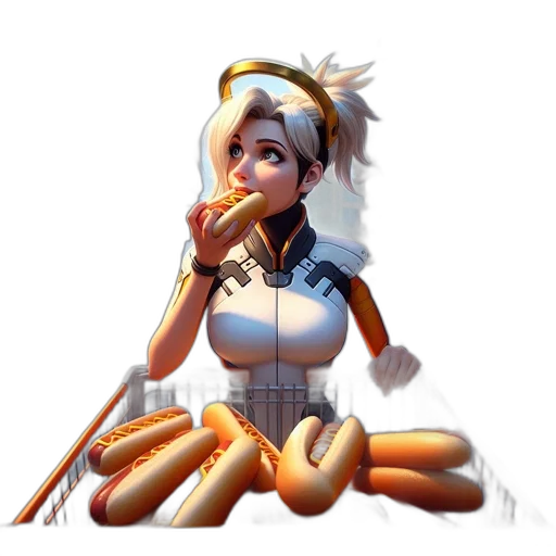 food, weapon, staff, robot transparent PNG cut-out