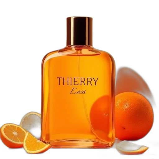 bottle, thierry, eau, intense transparent PNG cut-out
