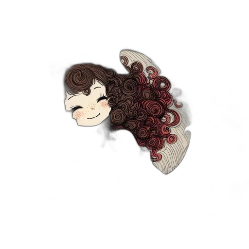hair, jewelry, crown, creature transparent PNG cut-out
