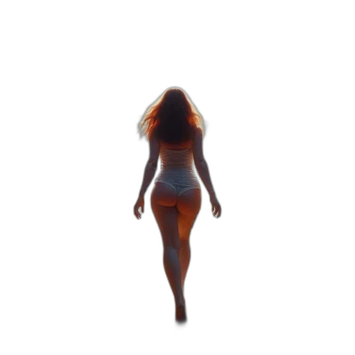 dress, hair, creature, robot transparent PNG cut-out
