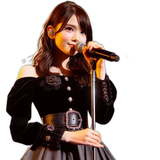 dress, staff, photorealistic, cartoon transparent PNG cut-out