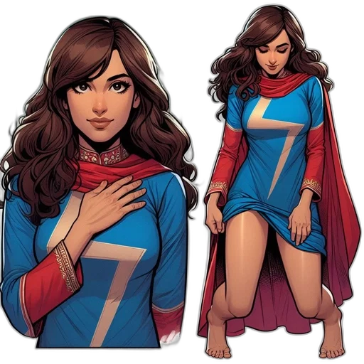 comic book art, concept art, cartoon, fantasy art transparent PNG cut-out