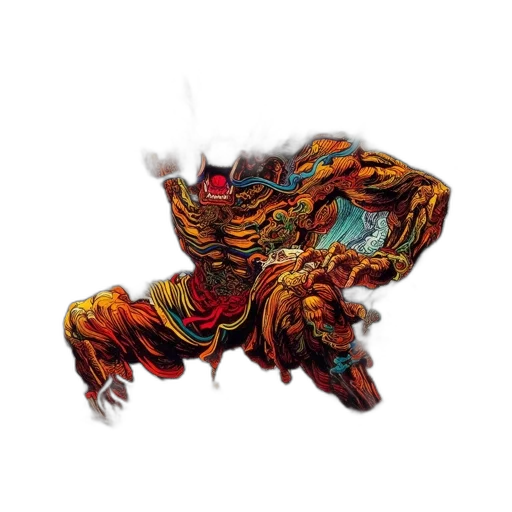 dragon, creature, mask, animal transparent PNG cut-out