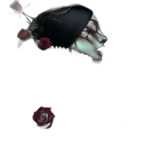 flower, crown, mask, weapon transparent PNG cut-out