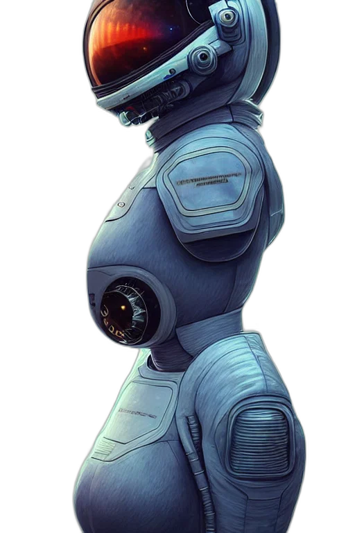 robot, staff, face, concept art transparent PNG cut-out