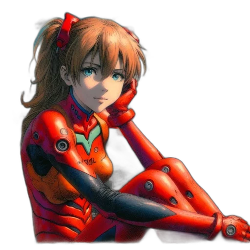 robot, face, dress, weapon transparent PNG cut-out