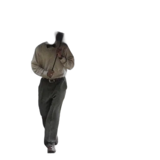 jacket, staff, robot, mask transparent PNG cut-out