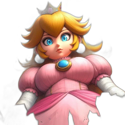 dress, crown, face, weapon transparent PNG cut-out