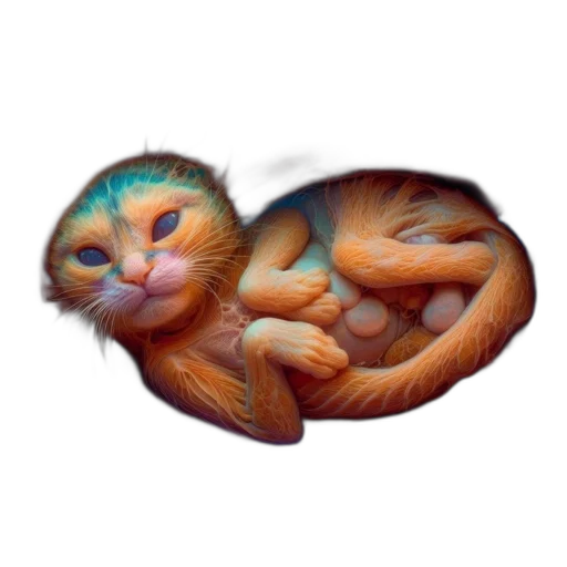 dragon, creature, animal, hair transparent PNG cut-out