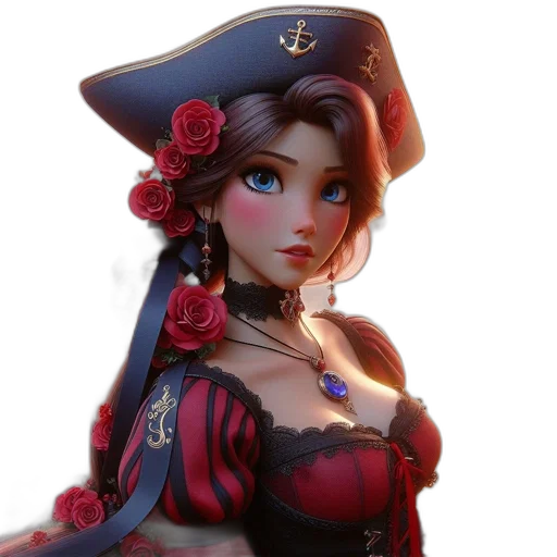 crown, fantasy art, concept art, 3d render transparent PNG cut-out