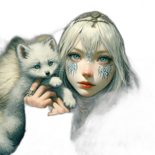 animal, creature, face, mask transparent PNG cut-out
