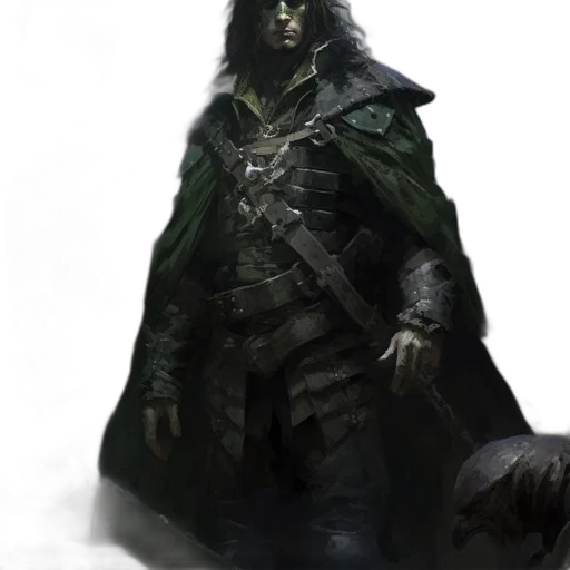 mask, creature, staff, concept art transparent PNG cut-out