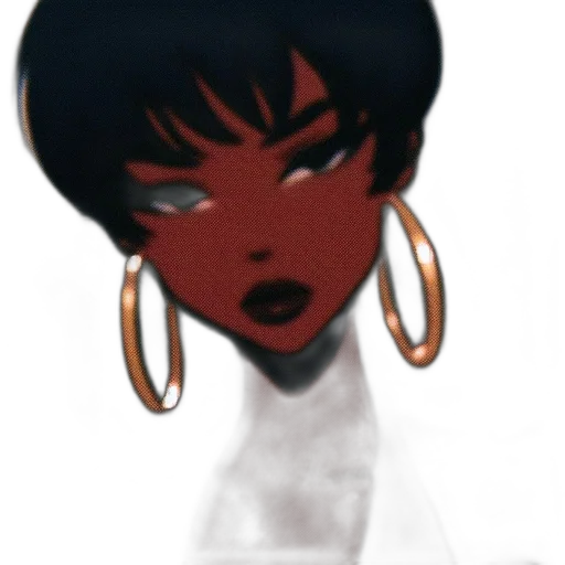 jewelry, face, hair, concept art transparent PNG cut-out
