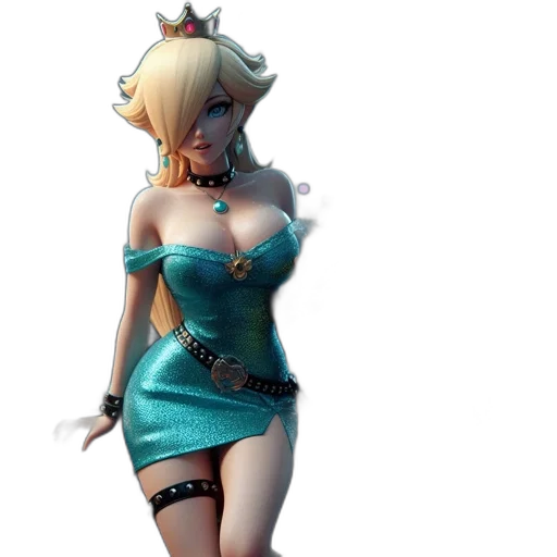 dress, concept art, 3d render, fantasy art transparent PNG cut-out