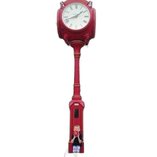 staff, red, child, poses transparent PNG cut-out