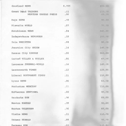 monochrome, image, list, newspapers transparent PNG cut-out