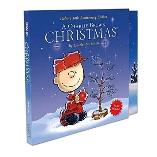 charlie, brown, christmas, book transparent PNG cut-out