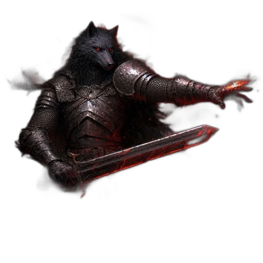 dragon, sword, creature, mask transparent PNG cut-out