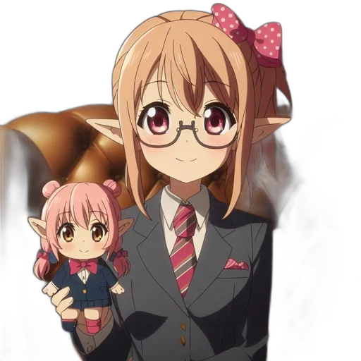 creature, staff, animal, dress transparent PNG cut-out