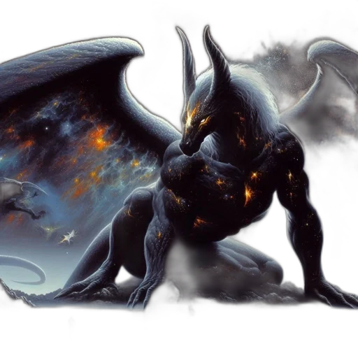 dragon, creature, concept art, fantasy art transparent PNG cut-out