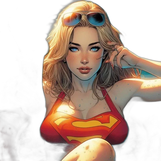 comic book art, concept art, fantasy art, photorealistic transparent PNG cut-out