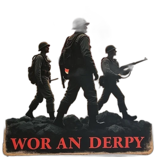 weapon, wwii, poster, featuring transparent PNG cut-out