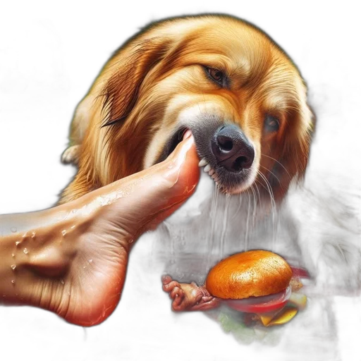 food, animal, photorealistic, oil painting transparent PNG cut-out