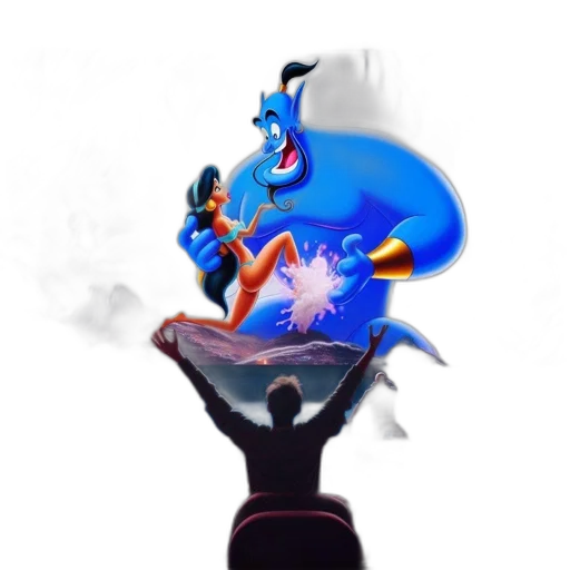 dragon, staff, crown, creature transparent PNG cut-out