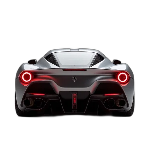 car, weapon, 3d render, photorealistic transparent PNG cut-out