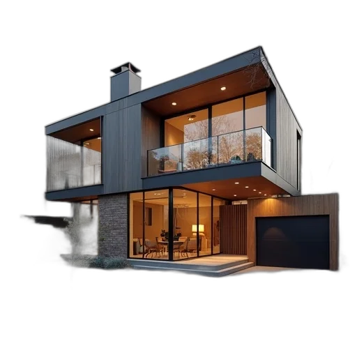building, furniture, 3d render, photorealistic transparent PNG cut-out