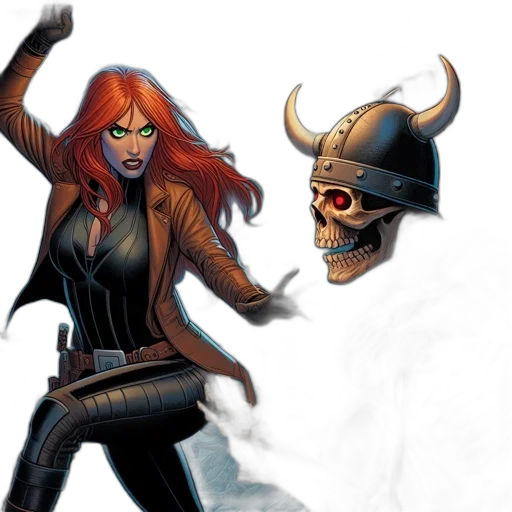 concept art, comic book art, fantasy art, woman transparent PNG cut-out