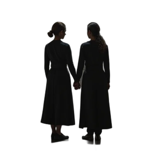 dress, staff, jacket, umbrella transparent PNG cut-out