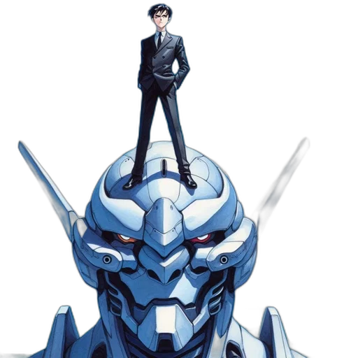 robot, weapon, concept art, pixel art transparent PNG cut-out