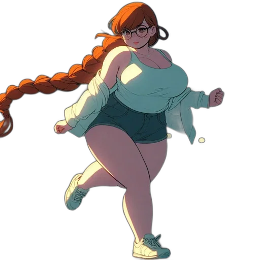 dress, staff, concept art, cartoon transparent PNG cut-out
