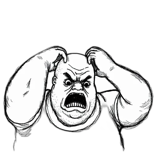face, mask, creature, staff transparent PNG cut-out
