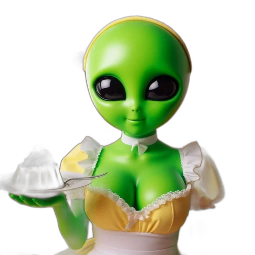 robot, dress, creature, jewelry transparent PNG cut-out
