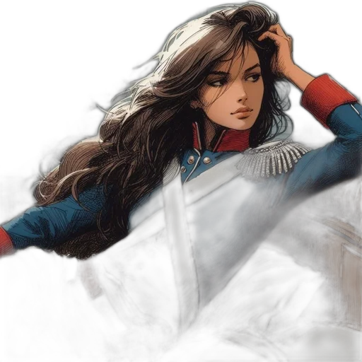 jacket, comic book art, fantasy art, concept art transparent PNG cut-out