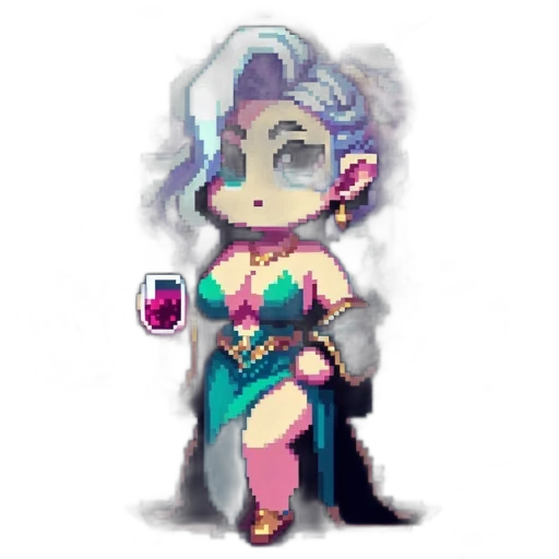 staff, dress, pixel art, concept art transparent PNG cut-out