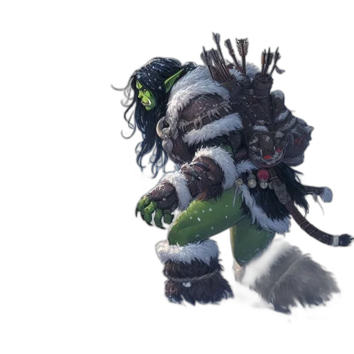 creature, concept art, fantasy art, 3d render transparent PNG cut-out