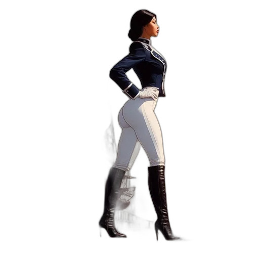 robot, jacket, concept art, 3d render transparent PNG cut-out