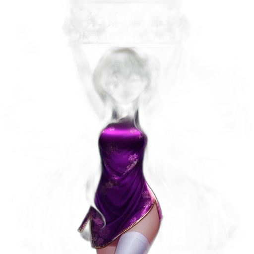dress, mask, staff, robot transparent PNG cut-out