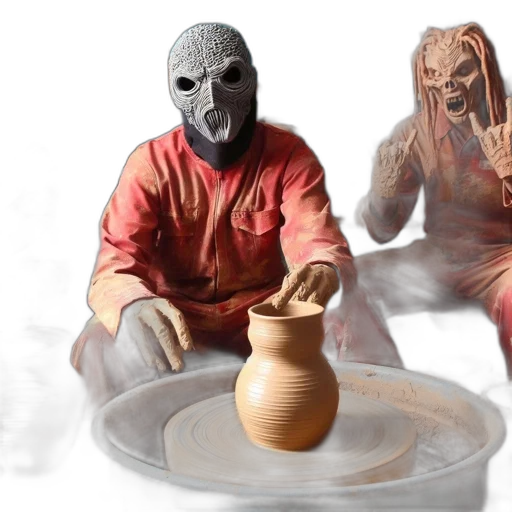 mask, 3d render, concept art, photorealistic transparent PNG cut-out
