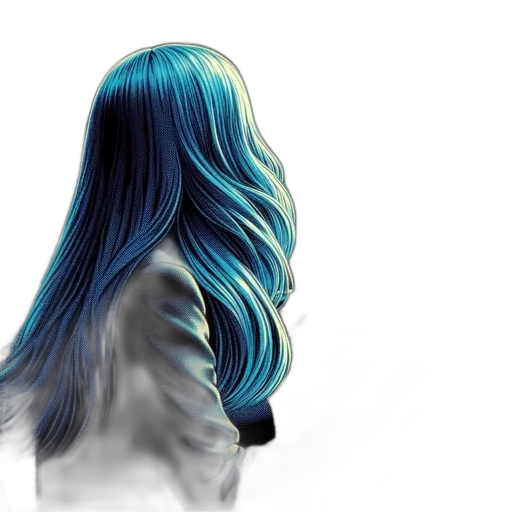 hair, dress, mask, face transparent PNG cut-out