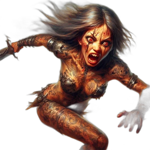 creature, face, concept art, fantasy art transparent PNG cut-out