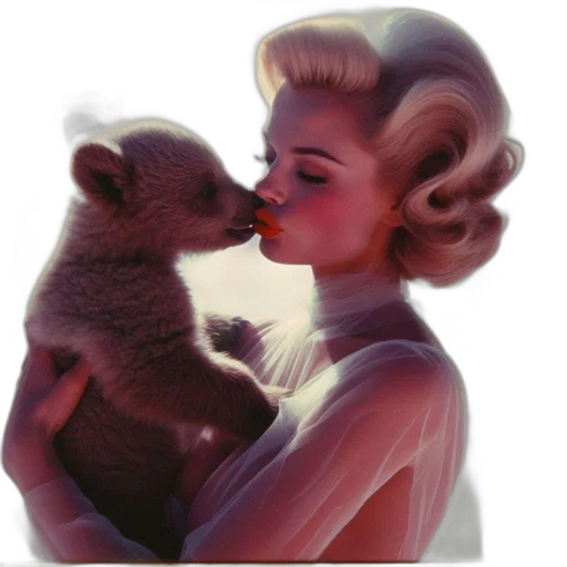 animal, photorealistic, oil painting, concept art transparent PNG cut-out