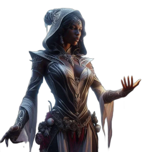 staff, dress, concept art, fantasy art transparent PNG cut-out