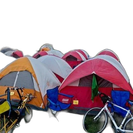 umbrella, 3d render, vibrant, camping transparent PNG cut-out