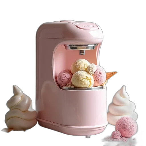 food, 3d render, pastel, perfect transparent PNG cut-out